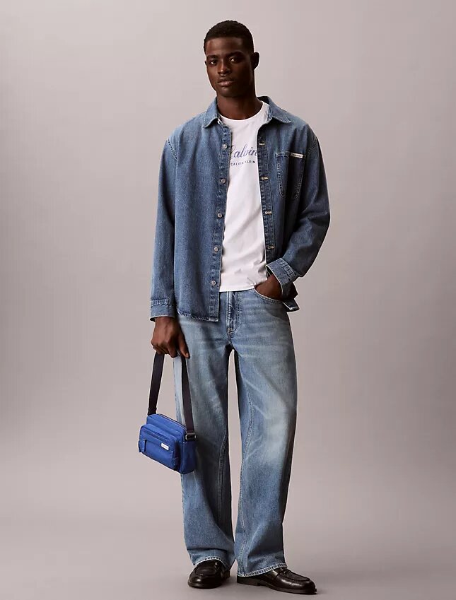 Sac photo en denim Sac photo en denim