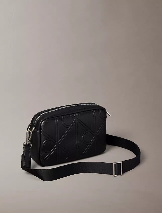 Sac pour appareil photo avec logo en relief sur toute la surface Sac pour appareil photo avec logo en relief sur toute la surface