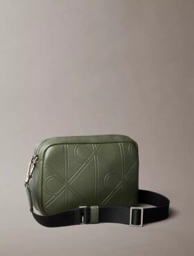 Sac pour appareil photo avec logo en relief sur toute la surface