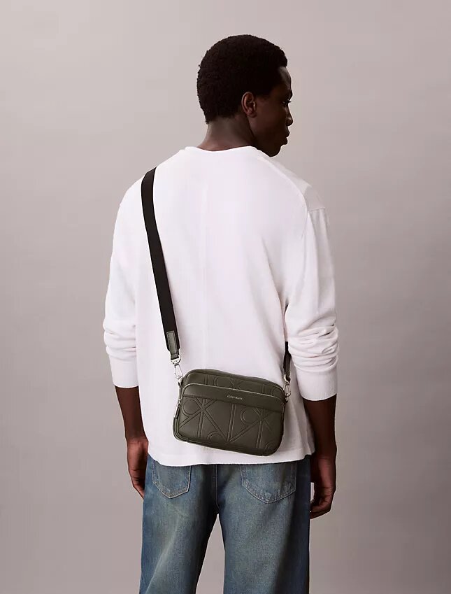 Sac pour appareil photo avec logo en relief sur toute la surface Sac pour appareil photo avec logo en relief sur toute la surface