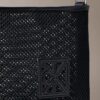 Sac seau en maille avec emblème Sac seau en maille avec emblème