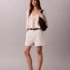 Short ajusté en mélange de lin Short ajusté en mélange de lin