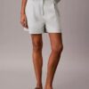 Short ajusté en mélange de lin Short ajusté en mélange de lin