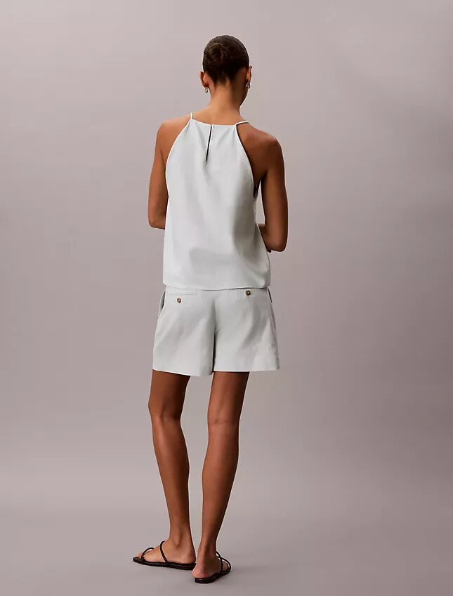 Short ajusté en mélange de lin Short ajusté en mélange de lin