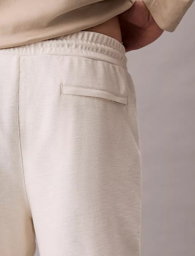 Short bouclé en coton mélangé à enfiler Short bouclé en coton mélangé à enfiler
