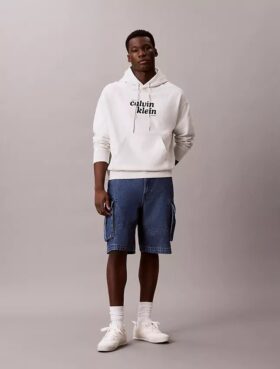 Short cargo en denim des années 90