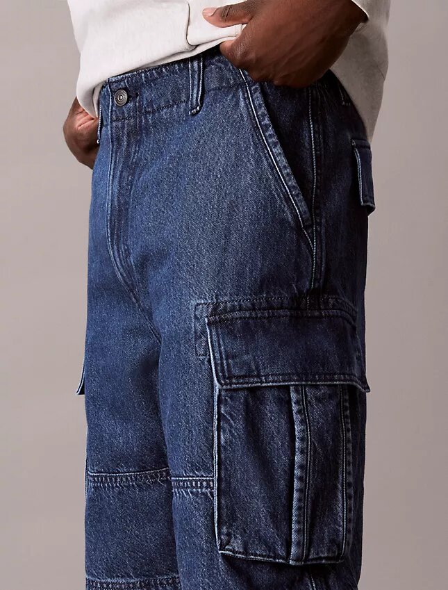 Short cargo en denim des années 90 Short cargo en denim des années 90