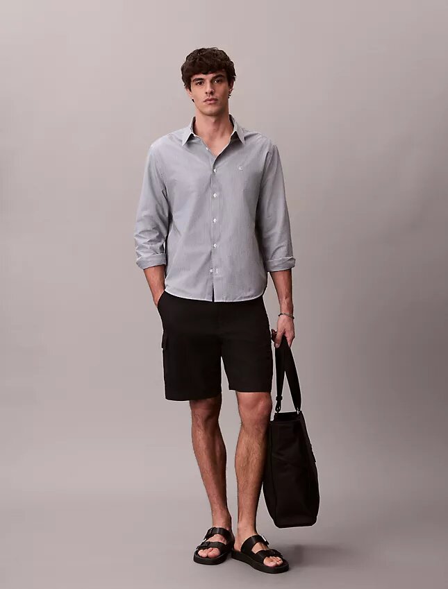 Short cargo en mélange de lin Short cargo en mélange de lin