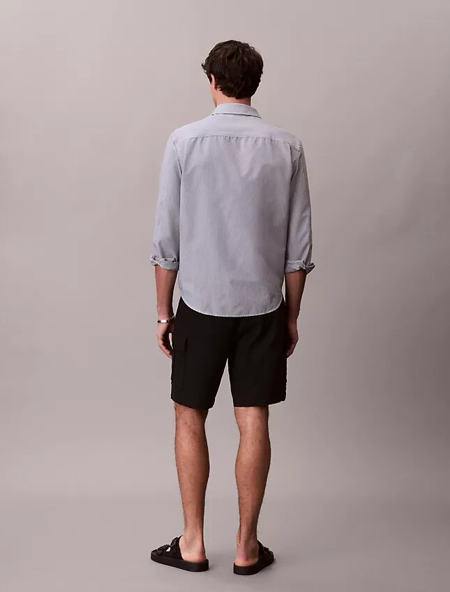 Short cargo en mélange de lin Short cargo en mélange de lin