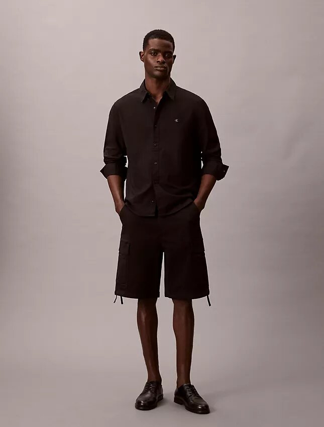 Short cargo en sergé de coton Cotton Stretch Short cargo en sergé de coton Cotton Stretch