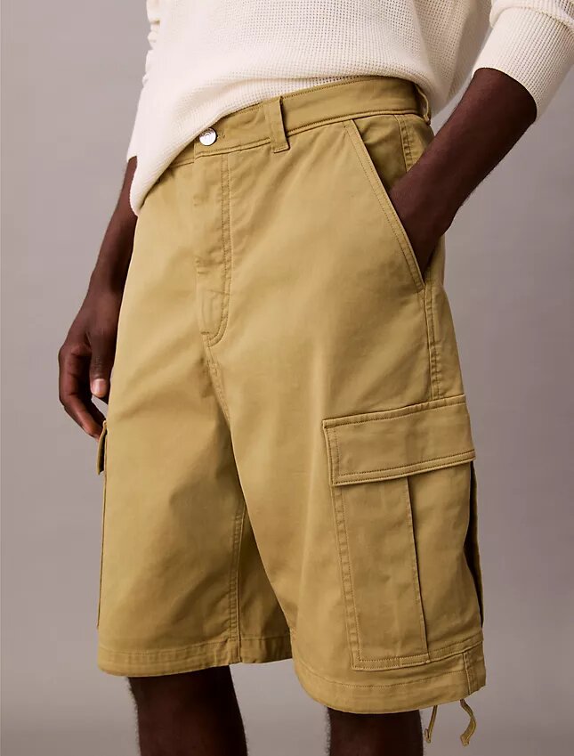 Short cargo en sergé de coton Cotton Stretch Short cargo en sergé de coton Cotton Stretch