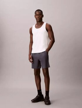 Short à ceinture tissée avec logo Icon Sport