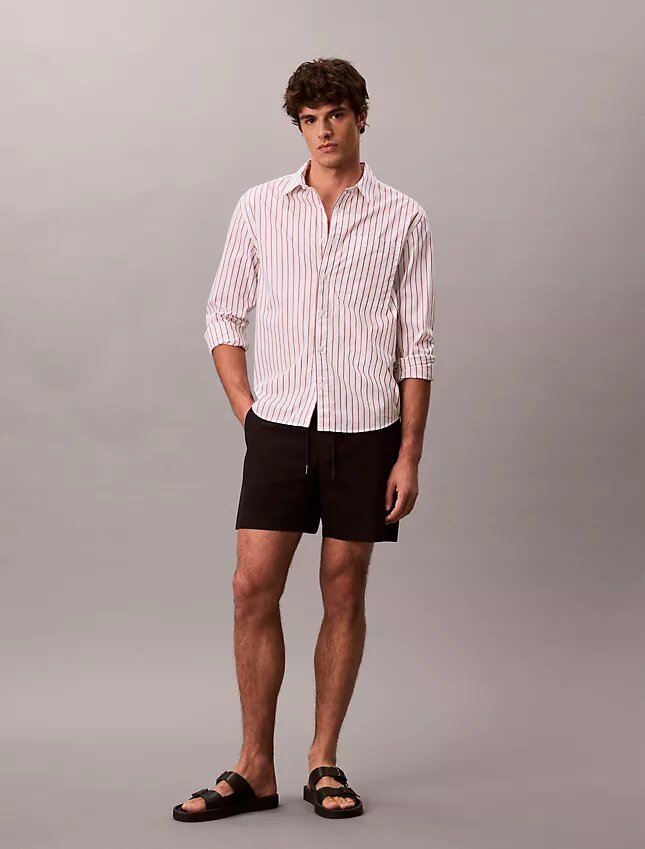 Short chino en coton Cotton Stretch à enfiler Short chino en coton Cotton Stretch à enfiler