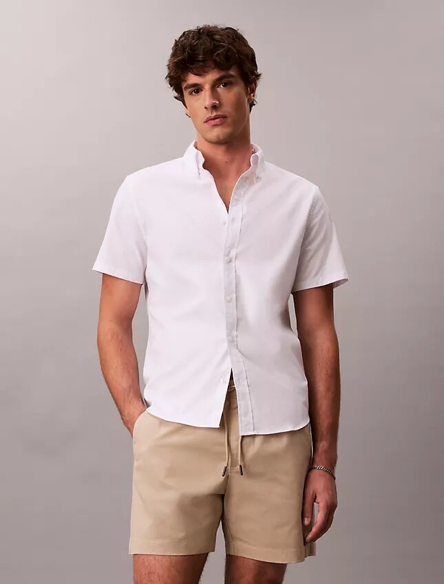 Short chino en coton Cotton Stretch à enfiler Short chino en coton Cotton Stretch à enfiler