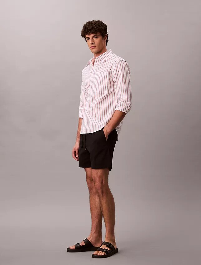 Short chino en coton Cotton Stretch à enfiler Short chino en coton Cotton Stretch à enfiler