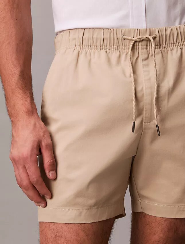 Short chino en coton Cotton Stretch à enfiler Short chino en coton Cotton Stretch à enfiler