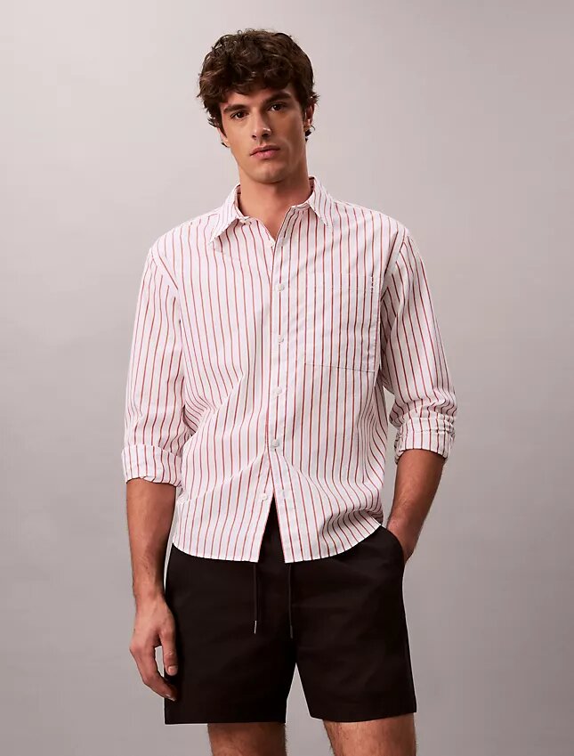 Short chino en coton Cotton Stretch à enfiler Short chino en coton Cotton Stretch à enfiler