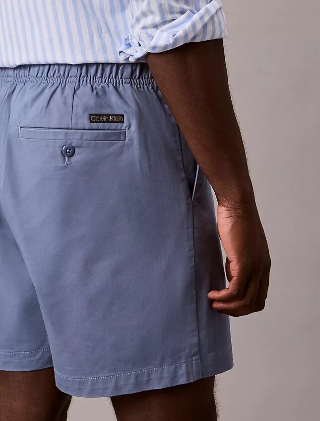 Short chino en coton Cotton Stretch à enfiler Short chino en coton Cotton Stretch à enfiler