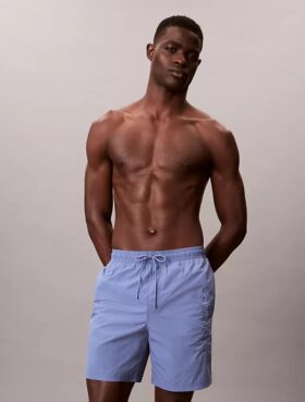 Short de bain avec logo graphique