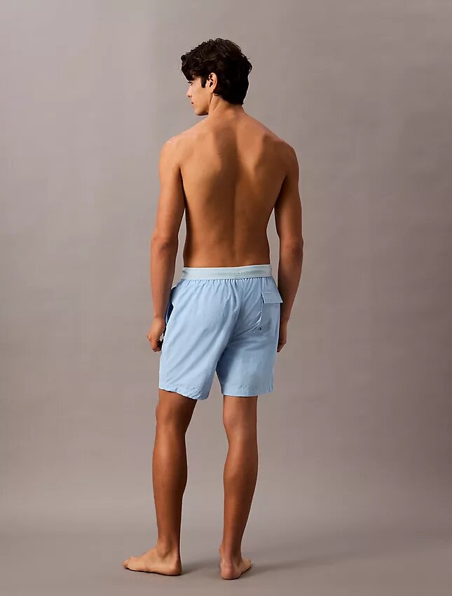 Short de bain à ceinture avec logo Short de bain à ceinture avec logo