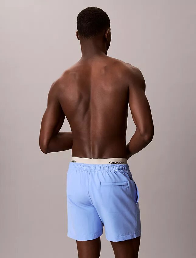 Short de bain à ceinture avec logo Short de bain à ceinture avec logo