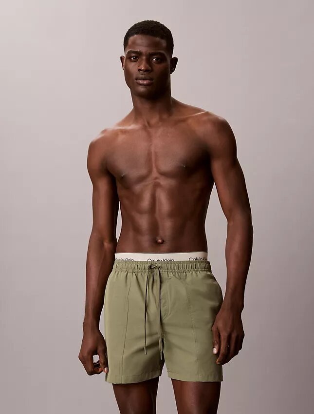 Short de bain à ceinture avec logo Short de bain à ceinture avec logo
