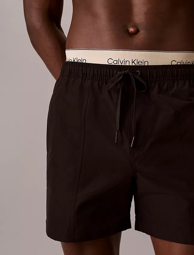 Short de bain à ceinture avec logo Short de bain à ceinture avec logo
