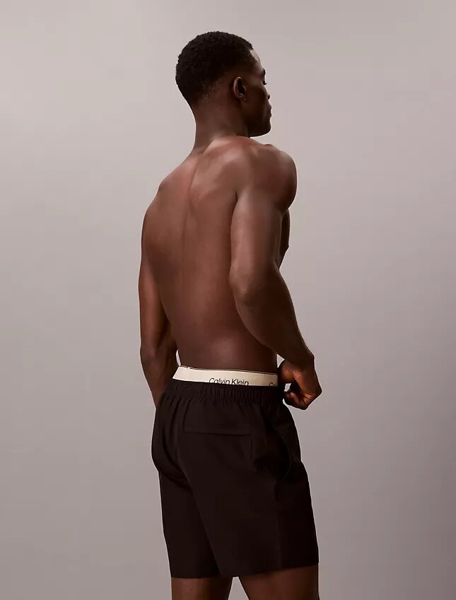 Short de bain à ceinture avec logo Short de bain à ceinture avec logo
