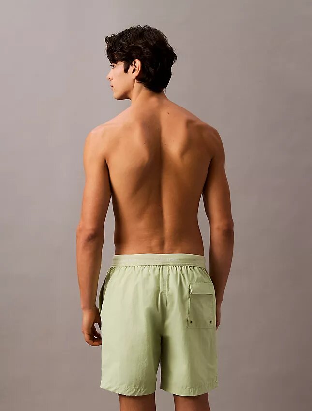 Short de bain à ceinture avec logo Short de bain à ceinture avec logo