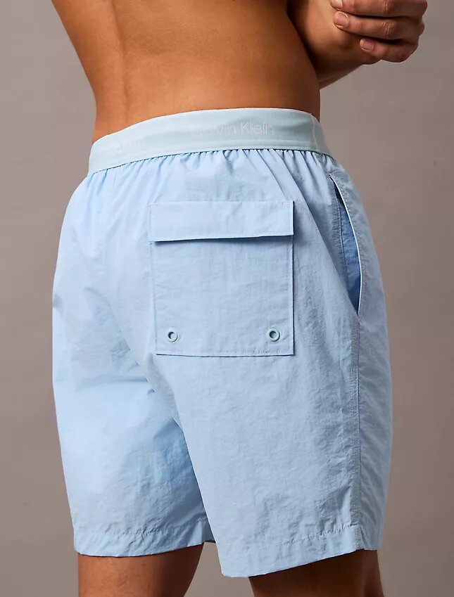 Short de bain à ceinture avec logo Short de bain à ceinture avec logo