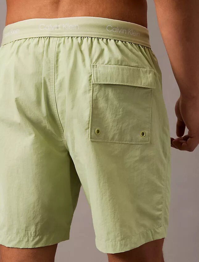 Short de bain à ceinture avec logo Short de bain à ceinture avec logo