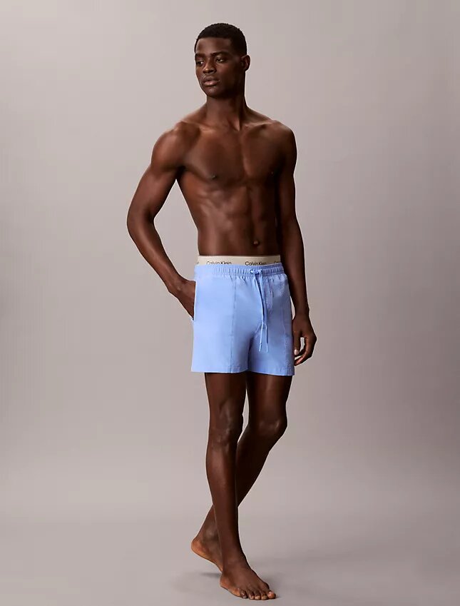 Short de bain à ceinture avec logo Short de bain à ceinture avec logo