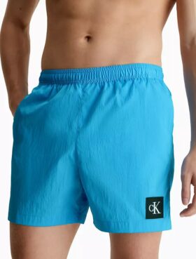 Short de bain en nylon à cordon de serrage