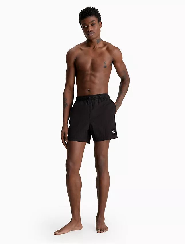 Short de bain en nylon à cordon de serrage Short de bain en nylon à cordon de serrage