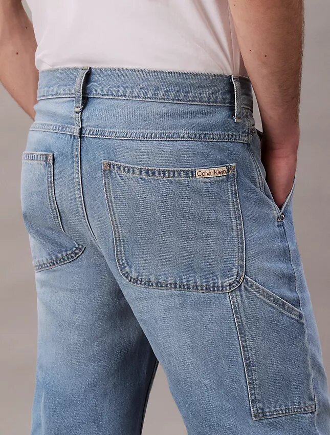 Short de charpentier en denim style années 90 Short de charpentier en denim style années 90