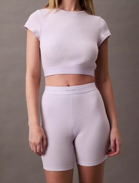 Short de cyclisme en Cotton Stretch côtelé