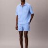 Short de nuit classique en popeline de coton Heritage Short de nuit classique en popeline de coton Heritage