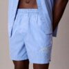 Short de nuit classique en popeline de coton Heritage Short de nuit classique en popeline de coton Heritage