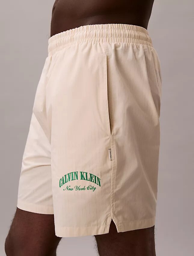 Short de nuit classique en popeline de coton Heritage Short de nuit classique en popeline de coton Heritage
