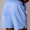 Short de nuit classique en popeline de coton Heritage Short de nuit classique en popeline de coton Heritage