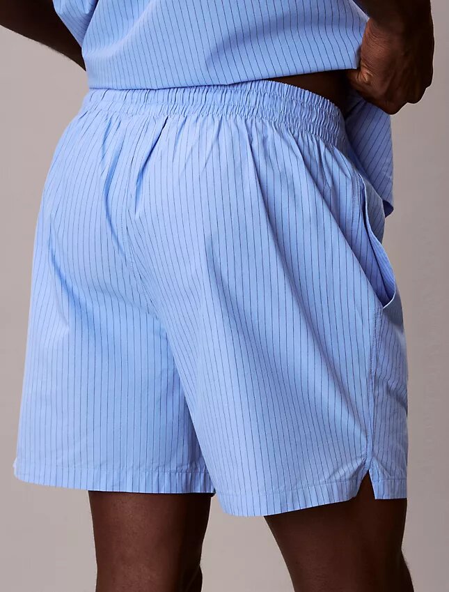 Short de nuit classique en popeline de coton Heritage Short de nuit classique en popeline de coton Heritage