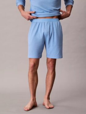 Short de nuit en maille gaufrée