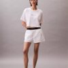 Short de nuit en popeline avec logo Pride