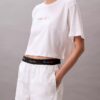 Short de nuit en popeline avec logo Pride