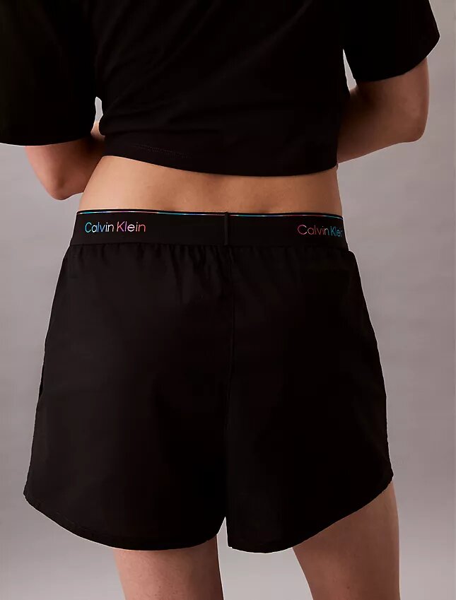 Short de nuit en popeline avec logo Pride Short de nuit en popeline avec logo Pride
