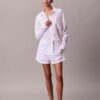 Short de nuit en popeline de coton pour la Saint-Valentin Short de nuit en popeline de coton pour la Saint-Valentin