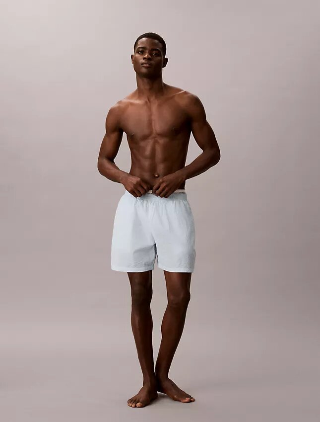 Short de nuit en seersucker Short de nuit en seersucker