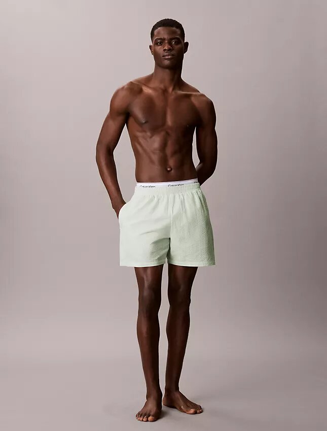 Short de nuit en seersucker Short de nuit en seersucker
