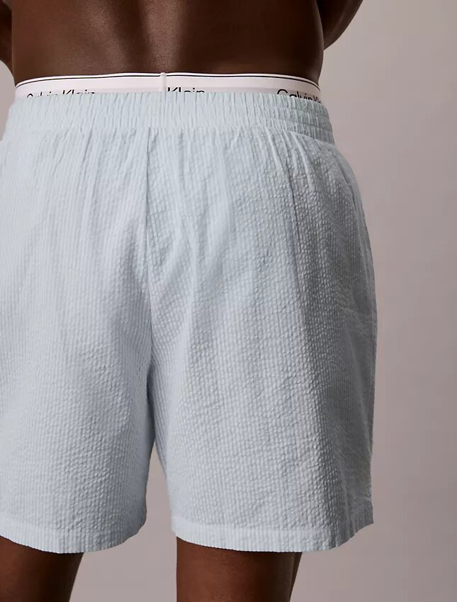 Short de nuit en seersucker Short de nuit en seersucker