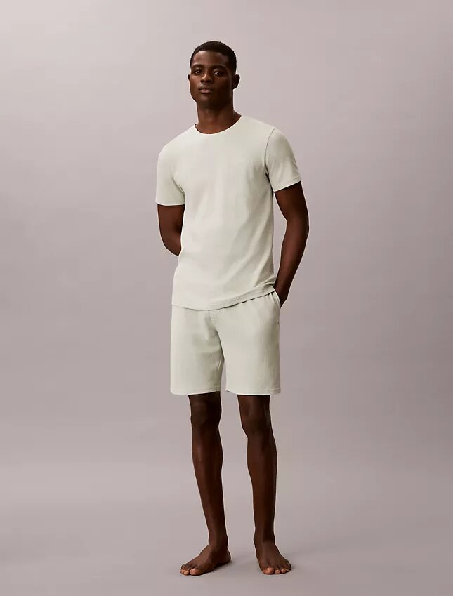 Short de nuit en tricot gaufré Short de nuit en tricot gaufré